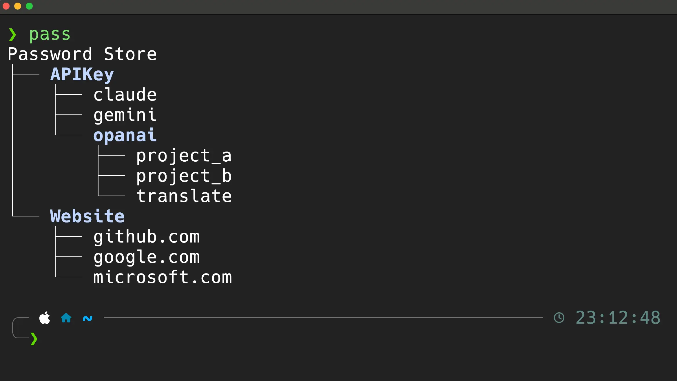 給技術愛好者的密碼管理新選擇：用 pass 體會 Unix 哲學的密碼管理